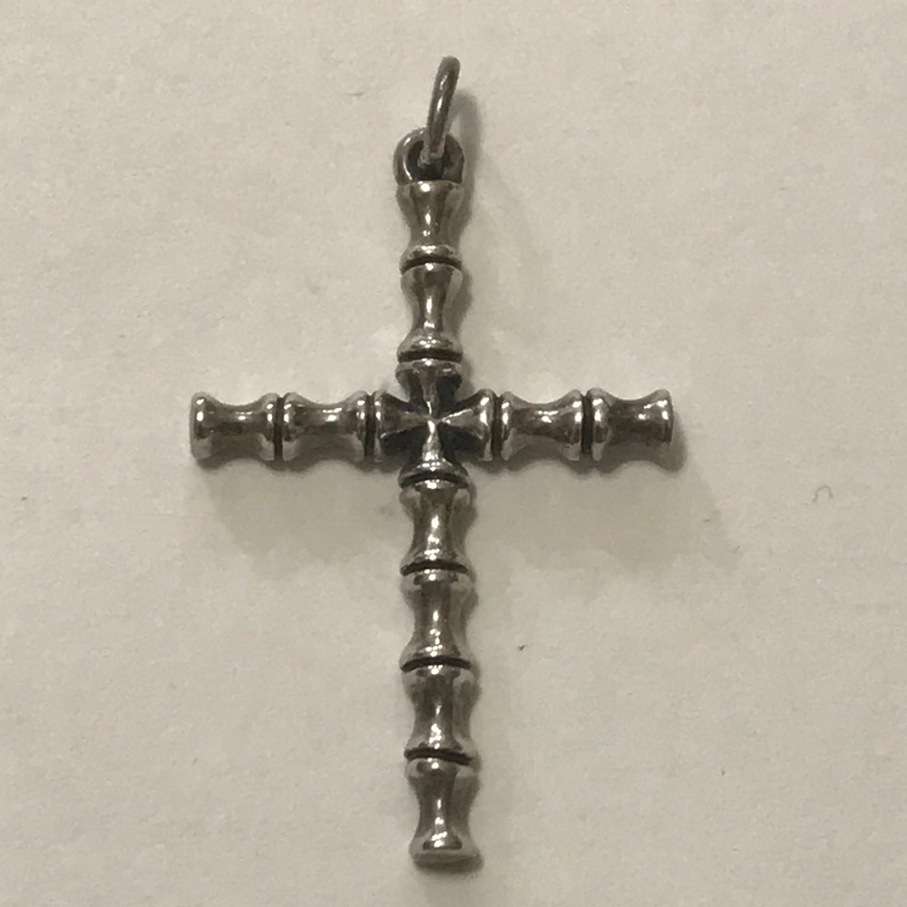 James avery Sterling bamboo cross pendant